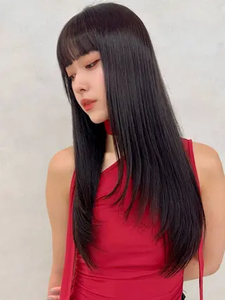 ロング 🇰🇷韓国ヘア🤍 副店長/栗田のヘアスタイル