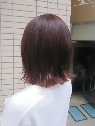ミディアム カラー nagane sayakaのヘアスタイル