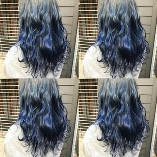 ロング カラー ヘアアレンジ 🦋韓国ヘア 坂本 菜摘🦋のヘアスタイル