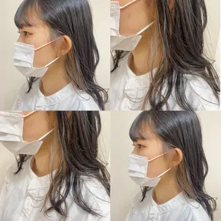 ミディアム カラー 🌈haru🌻 藤沢ハイトーン🌈のヘアスタイル