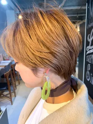 ショート カラー メンズヘア/レイヤー /ボブ山内春輝のヘアスタイル