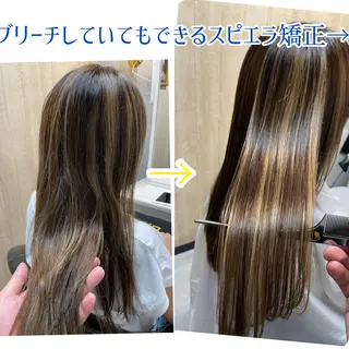 セミロング 髪質改善カラー特化 井上秀樹のヘアスタイル