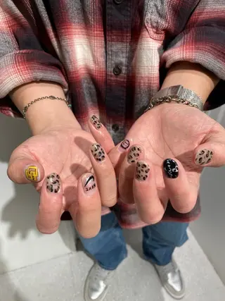 メンズ ネイル カンナ【Y2Kネイル /コーンロウ】のネイルデザイン