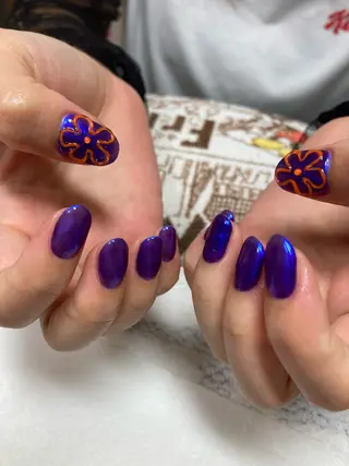 ネイル rukianail 新里のネイルデザイン