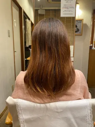 ロング 友永 風歌のヘアスタイル
