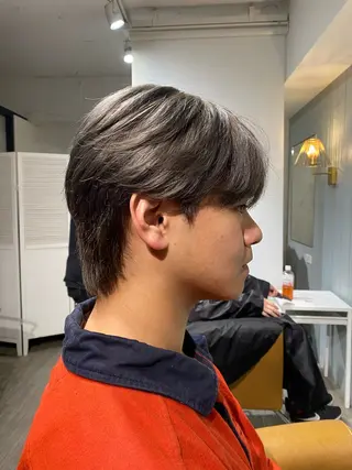 カラー メンズ 和 ／韓国メンズスタイルのヘアスタイル