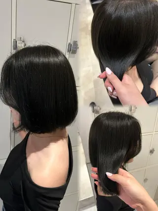 カラー 松本 奈々のヘアスタイル