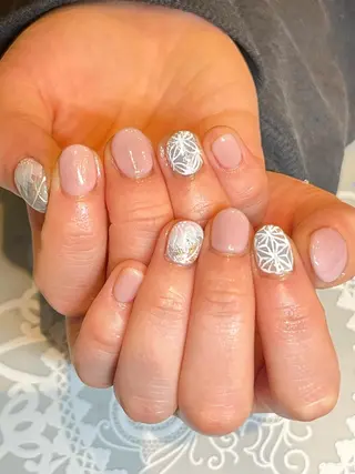 ショート カラー ネイル ネイルサロン リリーブランシュ所属・森 瑞紀のネイルデザイン