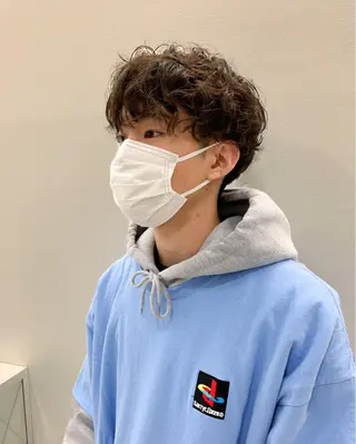 パーマ メンズ 原宿パーマ kazuのヘアスタイル