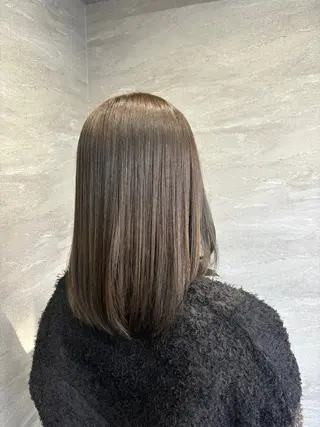 ミディアム カラー 永井大樹✨ 透明感カラー✨のヘアスタイル