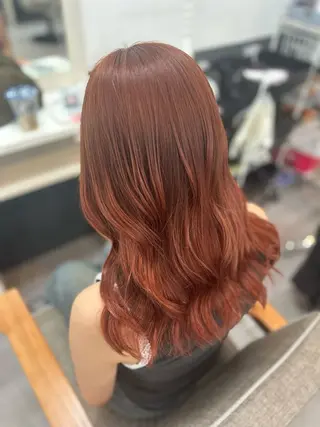 ロング 11月限定価格┊︎ 暖色カラー🍀きりのヘアスタイル