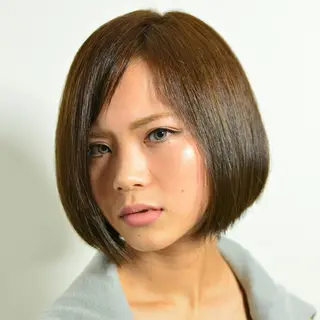 ショート ミディアム セミロング カラー 野々山 直貴のヘアスタイル