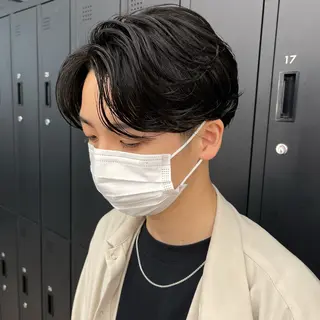 パーマ メンズ メンズ縮毛矯正/折羽 翔也のヘアスタイル