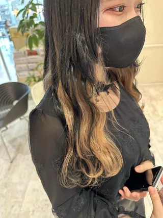 ロング カラー エクステ♡ヘアメ 内村麻衣のヘアスタイル