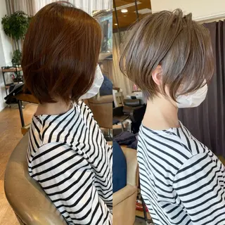 ショート 無料カットモデル/ 大人ショート/荒砂のヘアスタイル