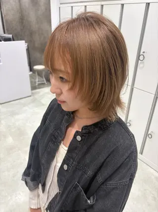 ショート カラー ひな /鶴見BONECCAのヘアスタイル