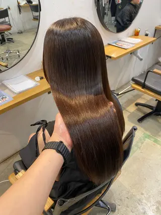 ロング カラー 平川 夏海のヘアスタイル