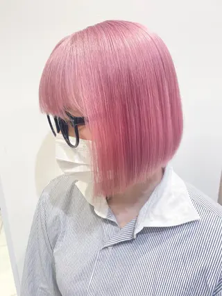 セミロング カラー 小林 楓香のヘアスタイル