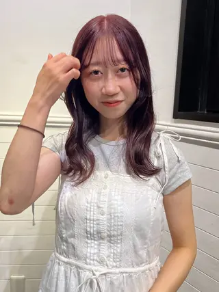 カラー 🍒暖色カラー🍒 ueno aiのヘアスタイル