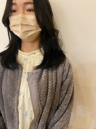 セミロング 田崎 暁大のヘアスタイル