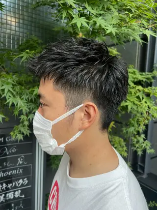 ショート salowin所属・吉ヶ別符 亮祐のヘアスタイル