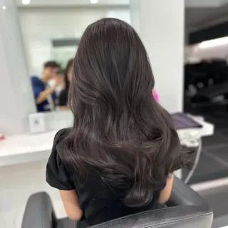 ロング カラー ヘアアレンジ 透明感ブラウン✖️ ボブ🤎ホウトのヘアスタイル