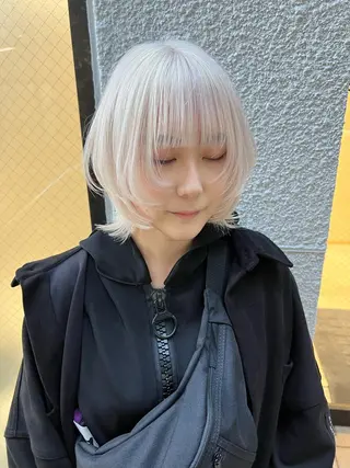 ミディアム カラー レイヤーカット/ボブ 韓国ヘア🪄REN.のヘアスタイル