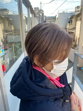 ショート カラー flui hair所属・ショート✨美髪矯正✨ wasaiのヘアスタイル