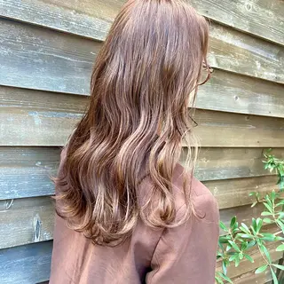 ロング シェアハピ ヤマモトのヘアスタイル