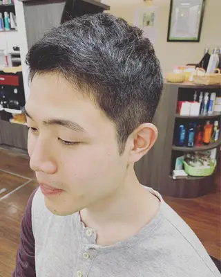 ショート 銀座バルビエグラン 角田雅樹（夜限定）のヘアスタイル