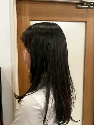 セミロング カラー 池見 円花のヘアスタイル