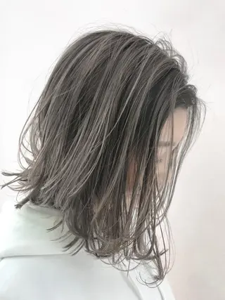 ショート カラー ヘアアレンジ シアーベージュニスト 🥣大石亜里紗のヘアスタイル