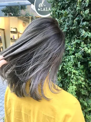 ミディアム カラー ハイトーン/レイヤー /ウルフ⭐️永田⭐️のヘアスタイル