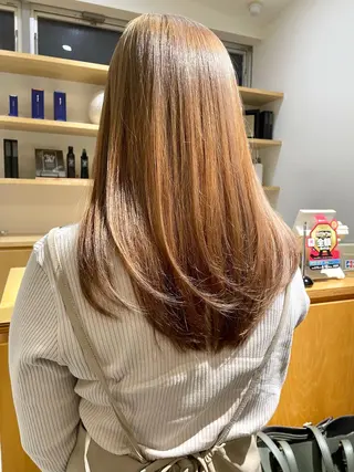 ロング カラー 中西倖 トップスタイリストのヘアスタイル
