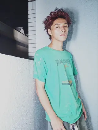 カラー メンズ 高村 怜のヘアスタイル