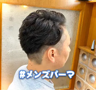 ショート パーマ ヘアアレンジ エリアマネージャー 復活の大澤竜馬のヘアスタイル