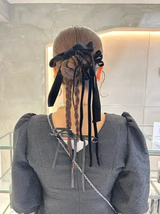 ヘアアレンジ 🎀ヘアセット透明感 /REINA🎀のヘアスタイル