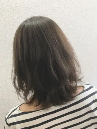 ミディアム カラー 韓国 縮毛矯正 髪質改善 木村のヘアスタイル