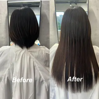 ロング プルエクステ/インナ ーカラー🦊はるなのヘアスタイル