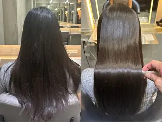 ロング うる艶縮毛、カラー✨ たいよう☀️のヘアスタイル