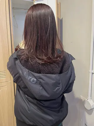 カラー ハッシュカット🐈 韓国レイヤー/ののかのヘアスタイル