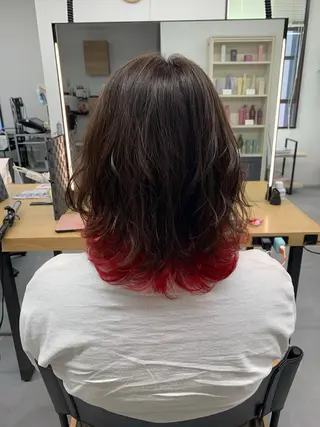 ミディアム 美容室 Jフィドルファドル所属・わきた かずなのヘアスタイル