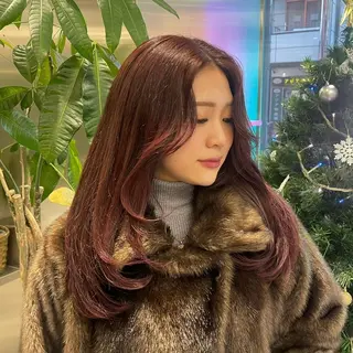 カラー クルミ/ 💕ワンホンネイルのネイルデザイン