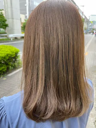 ミディアム NAKAMURA 🦋のヘアスタイル