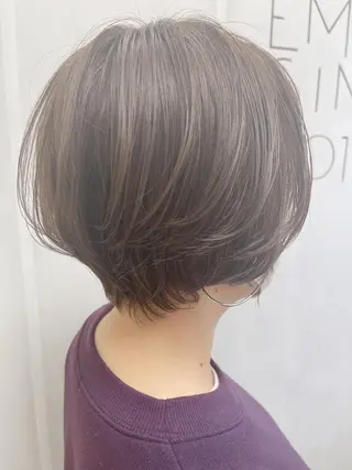 ショート カラー OAK溝の口 𖠋SHINYAのヘアスタイル