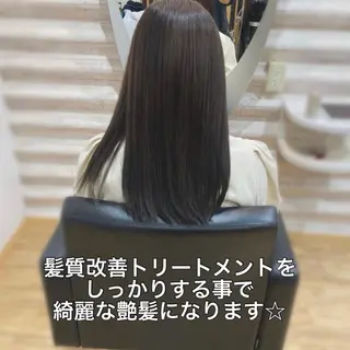 ロング カラー まとまる軽さカット× トリートメント特化店のヘアスタイル