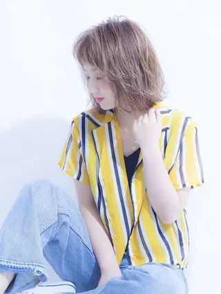 ショート カラー 高濃度水素/髪質改善 /柳原大輝のヘアスタイル