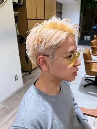 カラー メンズ tata所属・メンズカット/ 外国人風/小嶺佑介のヘアスタイル