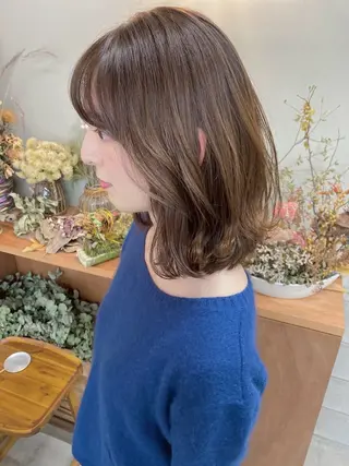 セミロング 【髪質改善特化】青山 真輔/髪質改善のヘアスタイル