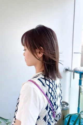 カラー 艶カラー🫧 猿渡 響のヘアスタイル